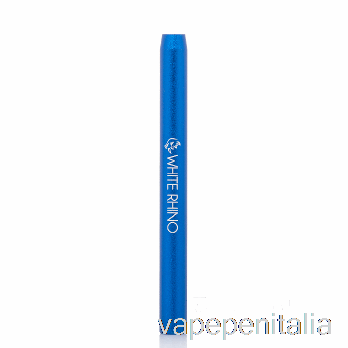 Pipa Vape Italia White Rhino Metal Pipistrello Assaggiatore Blu